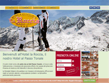 Tablet Screenshot of hotellaroccia.net